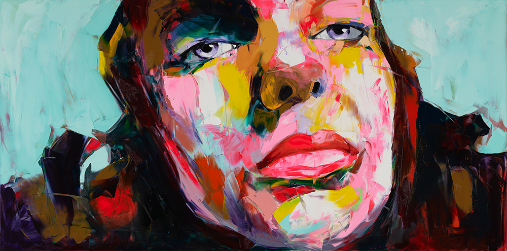 Francoise Nielly Portrait Palette Painting Expression Face249